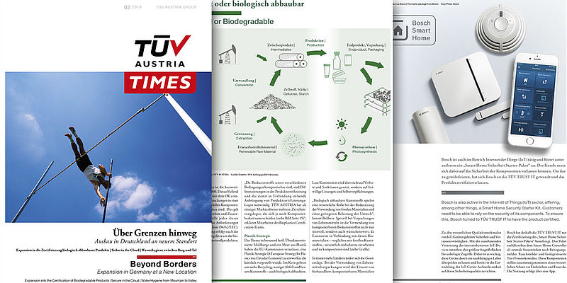 The new TÜV AUSTRIA TIMES 2/2018 has arrived!