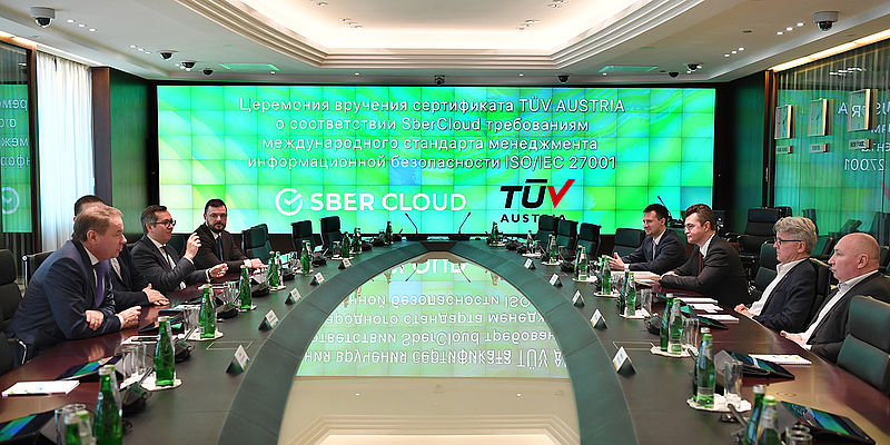 Reflecting on the positive audit report, Dmitry Yartsev, general manager of TÜV AUSTRIA Standards & Compliance, observed on the occasion of the certification award ceremony at SberBank’s headquarters that a veritable benchmark had been set: “Defending its digital ecosystem user-base with the trident strategy of ISO/IEC 27001, 27017 and 27018 certification, SberCloud has reached the highest possible level of information security management”.