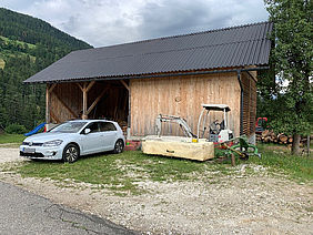 Abbildung 8: Laden am Bergbauernhof
