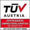 TÜV AUSTRIA CERT - CERTIFIED ENVIRONMENTAL DECLARATION