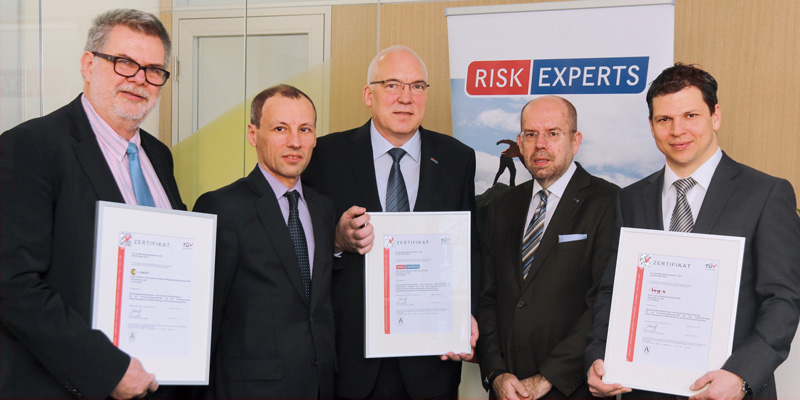 TÜV AUSTRIA zertifizierte Qualitätsmanagement von Risk Experts nach neuer ISO 9001:2015, Foto: APA, Weinkirn.