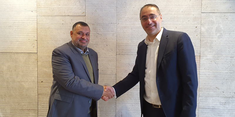 Welcome Jordan! Mohammad Najjar and Ioannis Kallis - CCS Ltd. wird TÜV AUSTRIA Jordan! (C) TÜV AUSTRIA Group